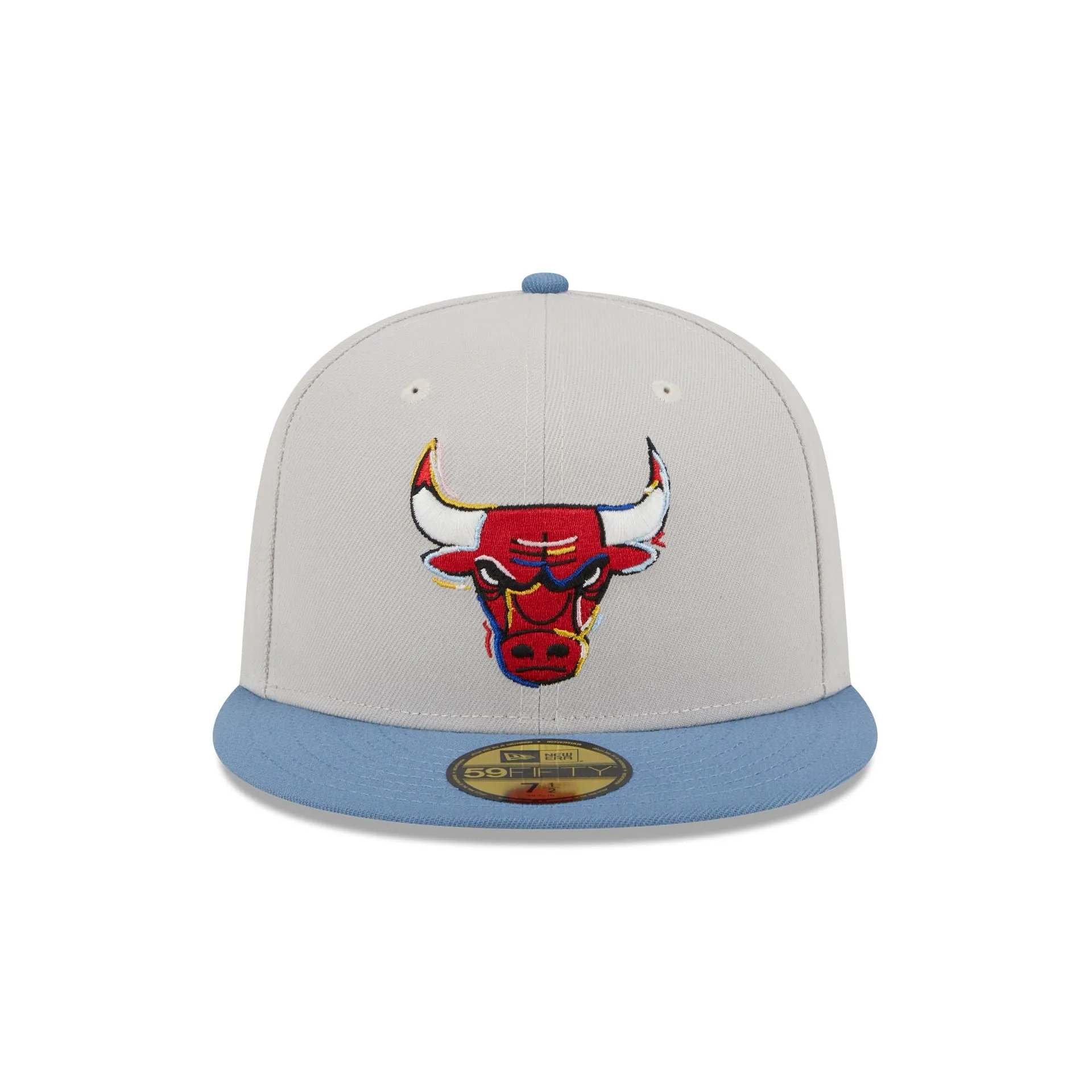 Chicago Bulls Color Brush 59FIFTY Fitted Hat sold by New Era product image thumbnail 2