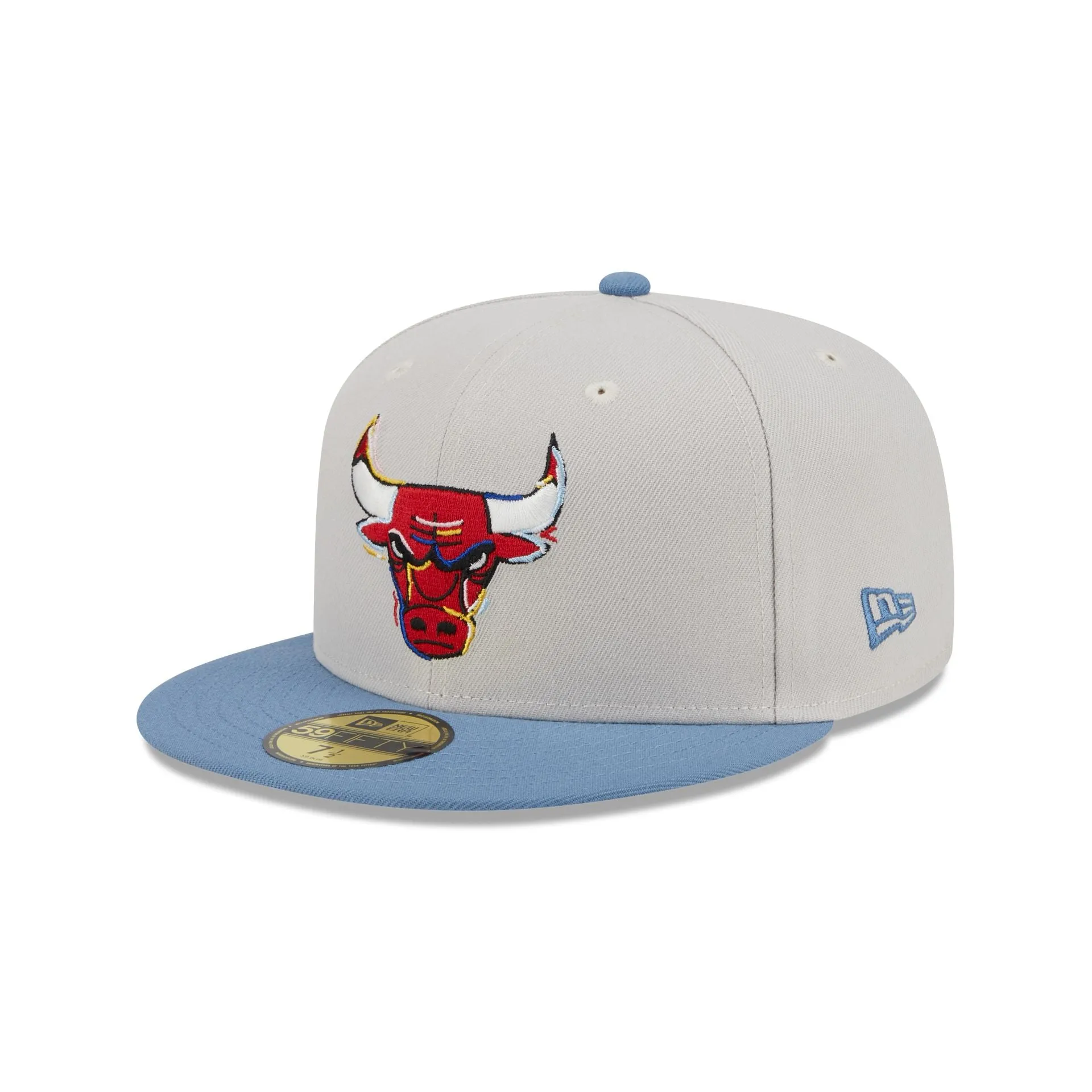 Chicago Bulls Color Brush 59FIFTY Fitted Hat sold by New Era product image thumbnail 3