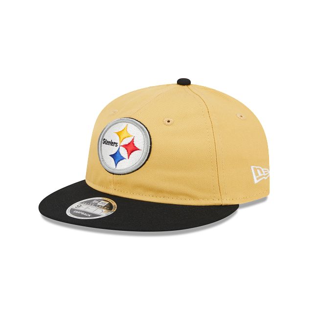 Pittsburgh Steelers Sepia Retro Crown 9FIFTY Snapback Hat sold by New Era