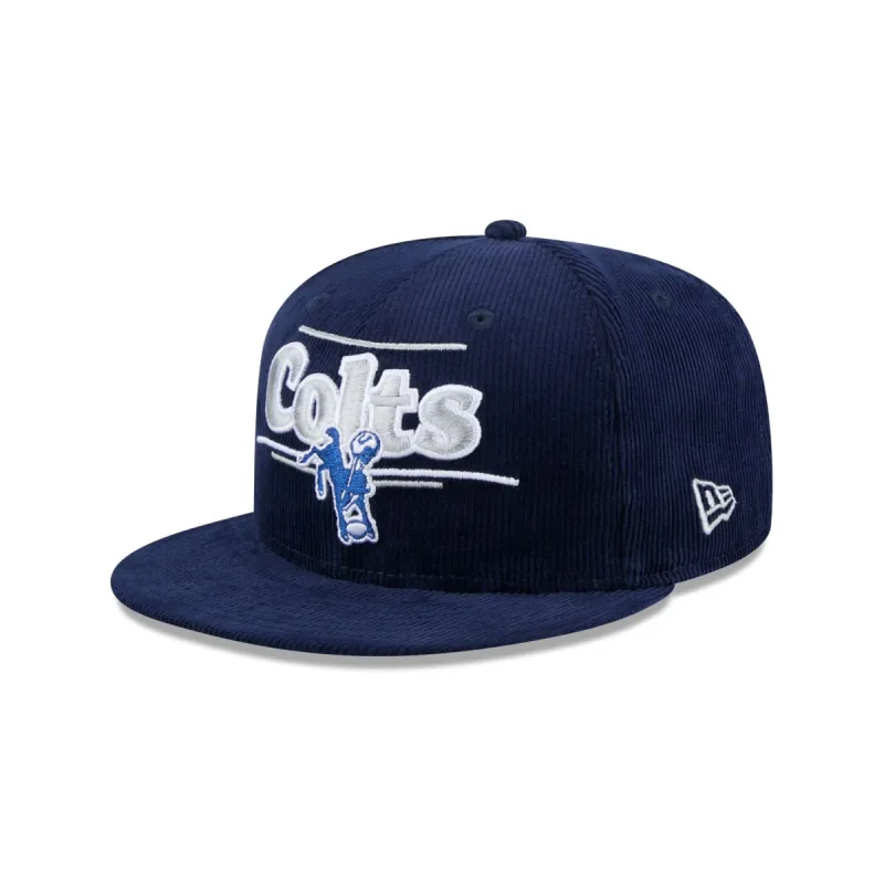 Indianapolis Colts Throwback Display 9FIFTY Snapback Hat sold by New Era