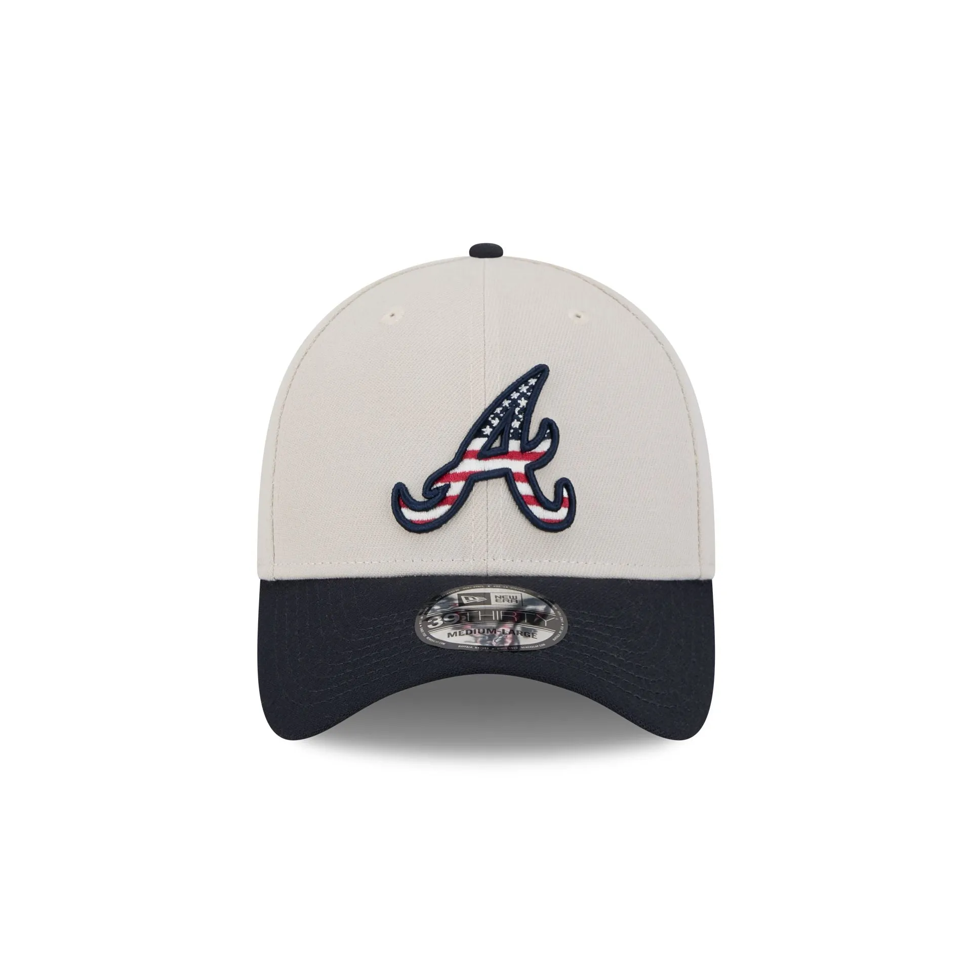 Atlanta Braves Independence Day 2024 39THIRTY Stretch Fit Hat sold by New Era product image thumbnail 2