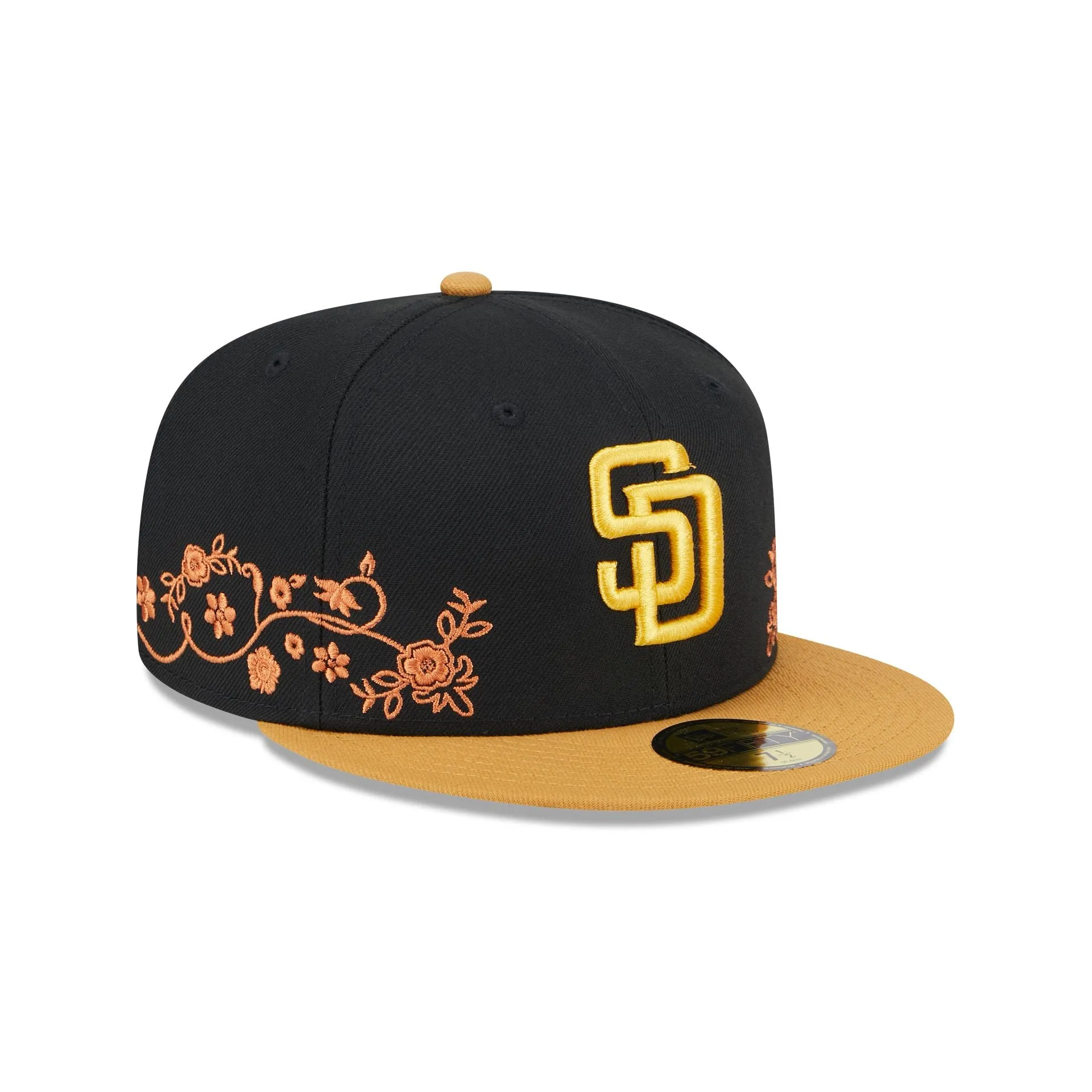 San Diego Padres Floral Vine 59FIFTY Fitted Hat sold by New Era product image thumbnail 3