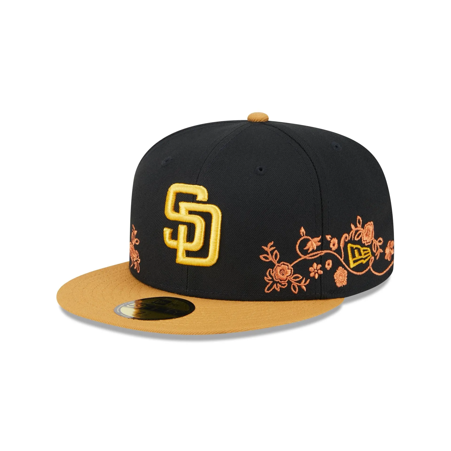 San Diego Padres Floral Vine 59FIFTY Fitted Hat sold by New Era