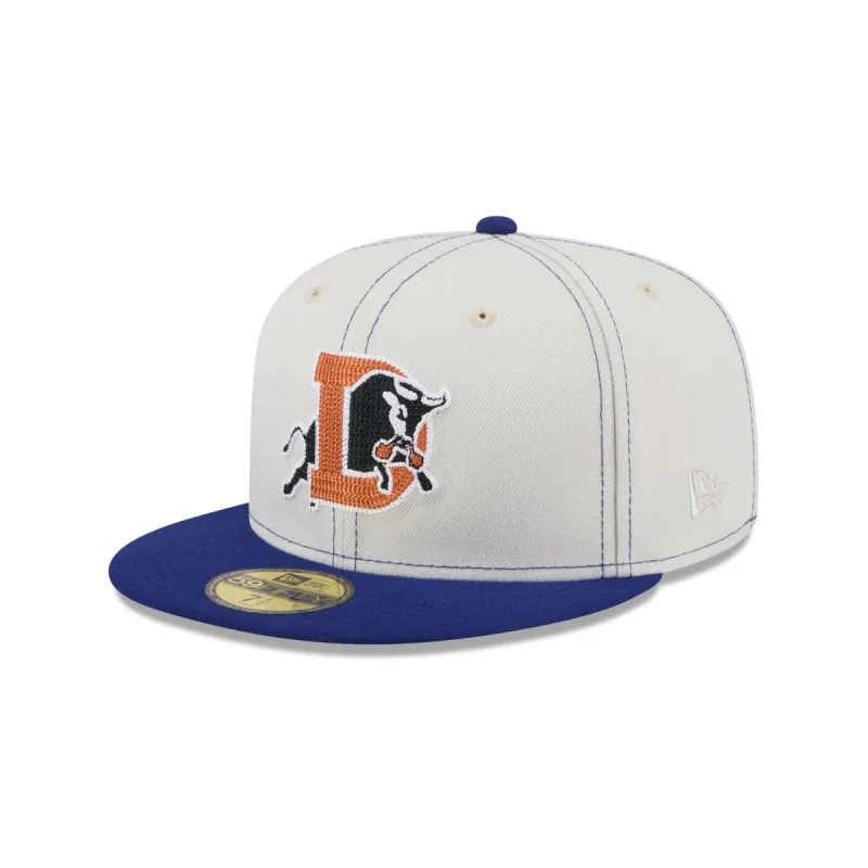 Durham Bulls Sandy Linen 59FIFTY Fitted Hat sold by New Era