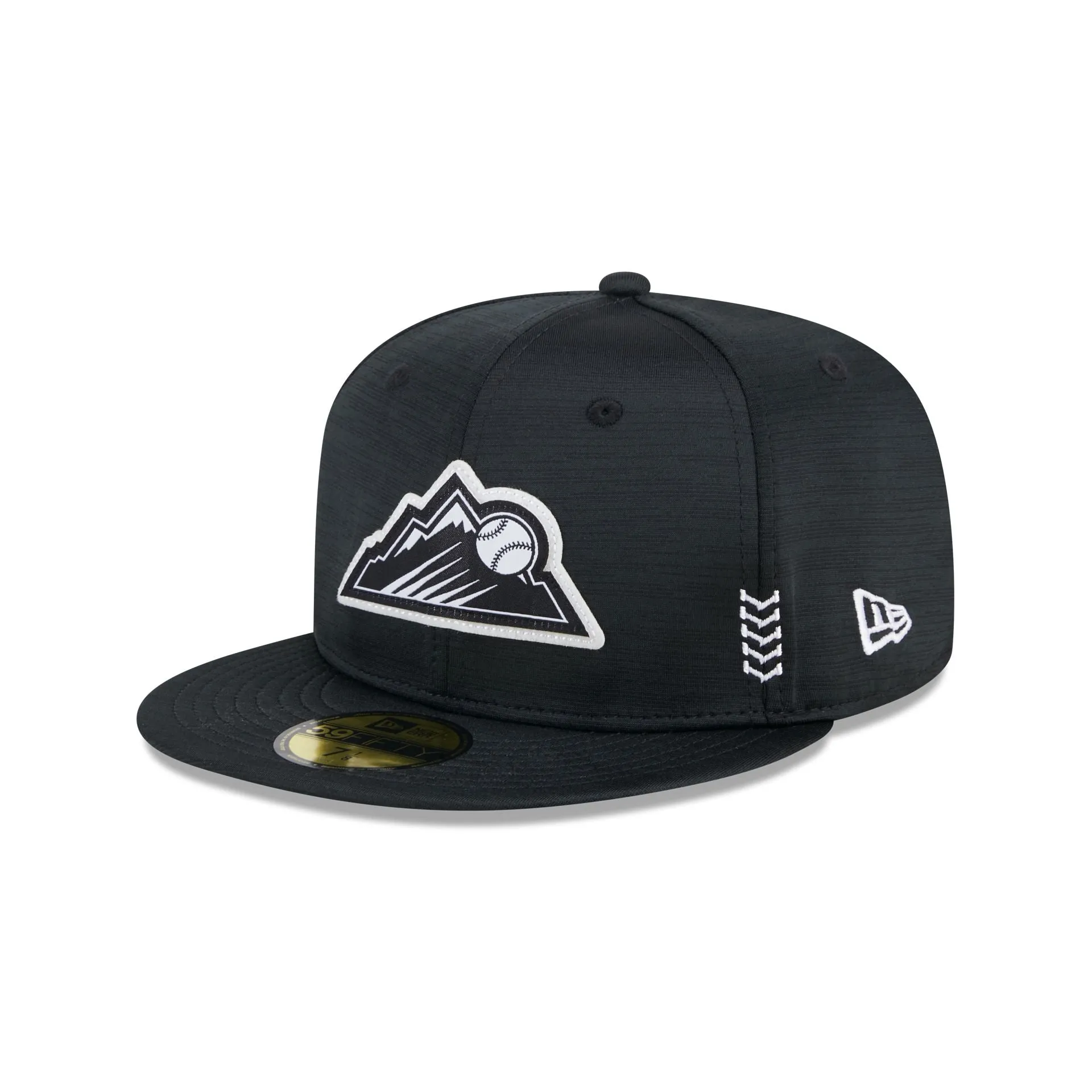 Colorado Rockies 2024 Clubhouse Black 59FIFTY Fitted Hat sold by New Era