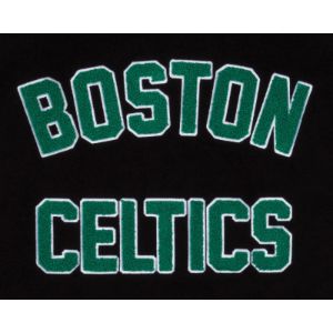 Boston Celtics Black Varsity Jacket sold by New Era