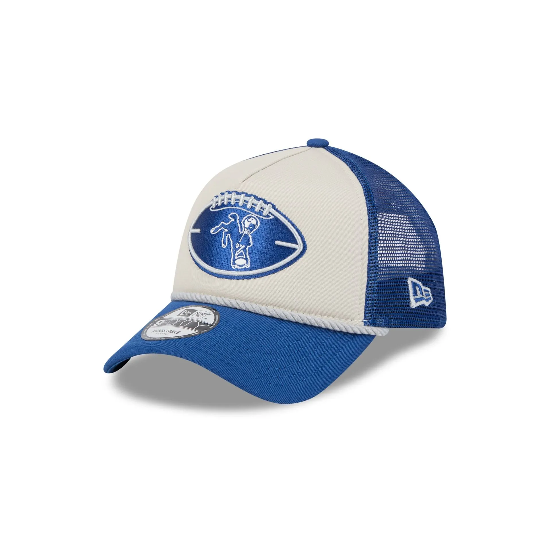 Indianapolis Colts 2024 Historic Sideline 9FORTY A-Frame Snapback Hat sold by New Era