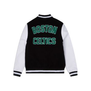 Boston Celtics Black Varsity Jacket sold by New Era