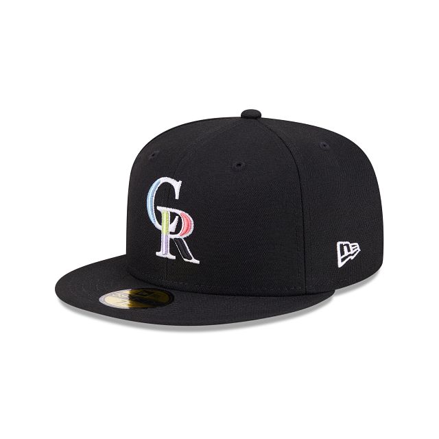 Colorado Rockies Color Pack Black 59FIFTY Fitted Hat sold by New Era product image thumbnail 3