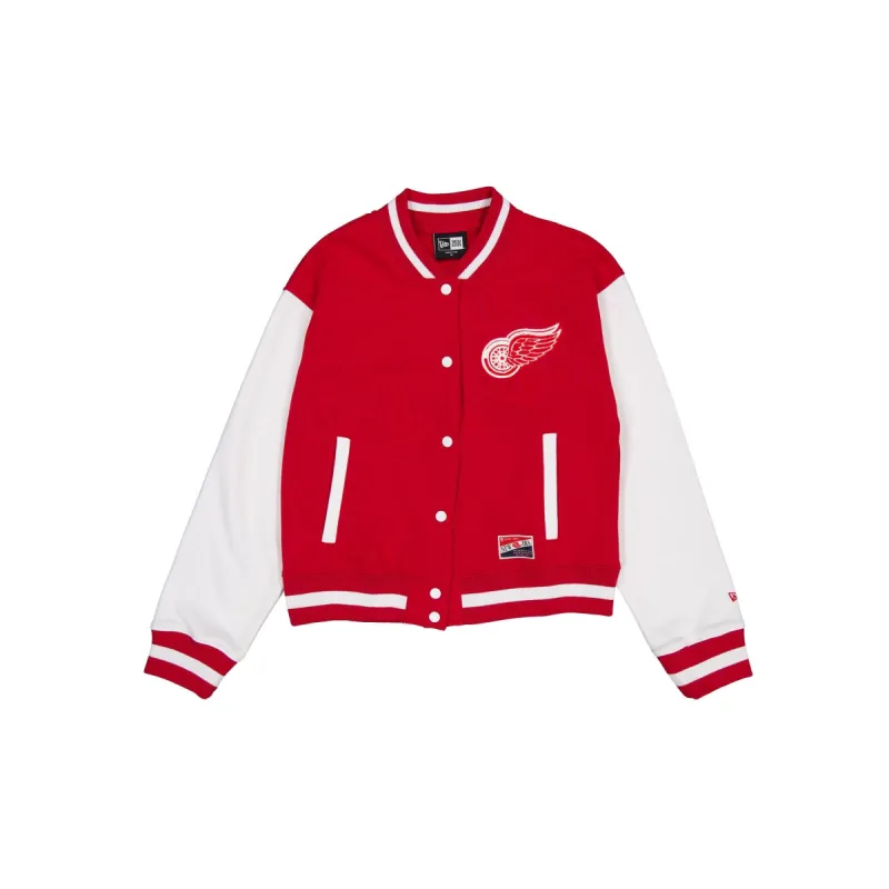 Detroit Red Wings Throwback Fleece Women's Jacket sold by New Era