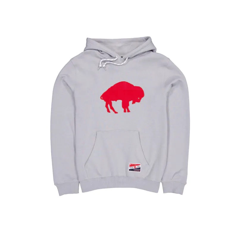 Buffalo Bills Throwback Gray Hoodie sold by New Era