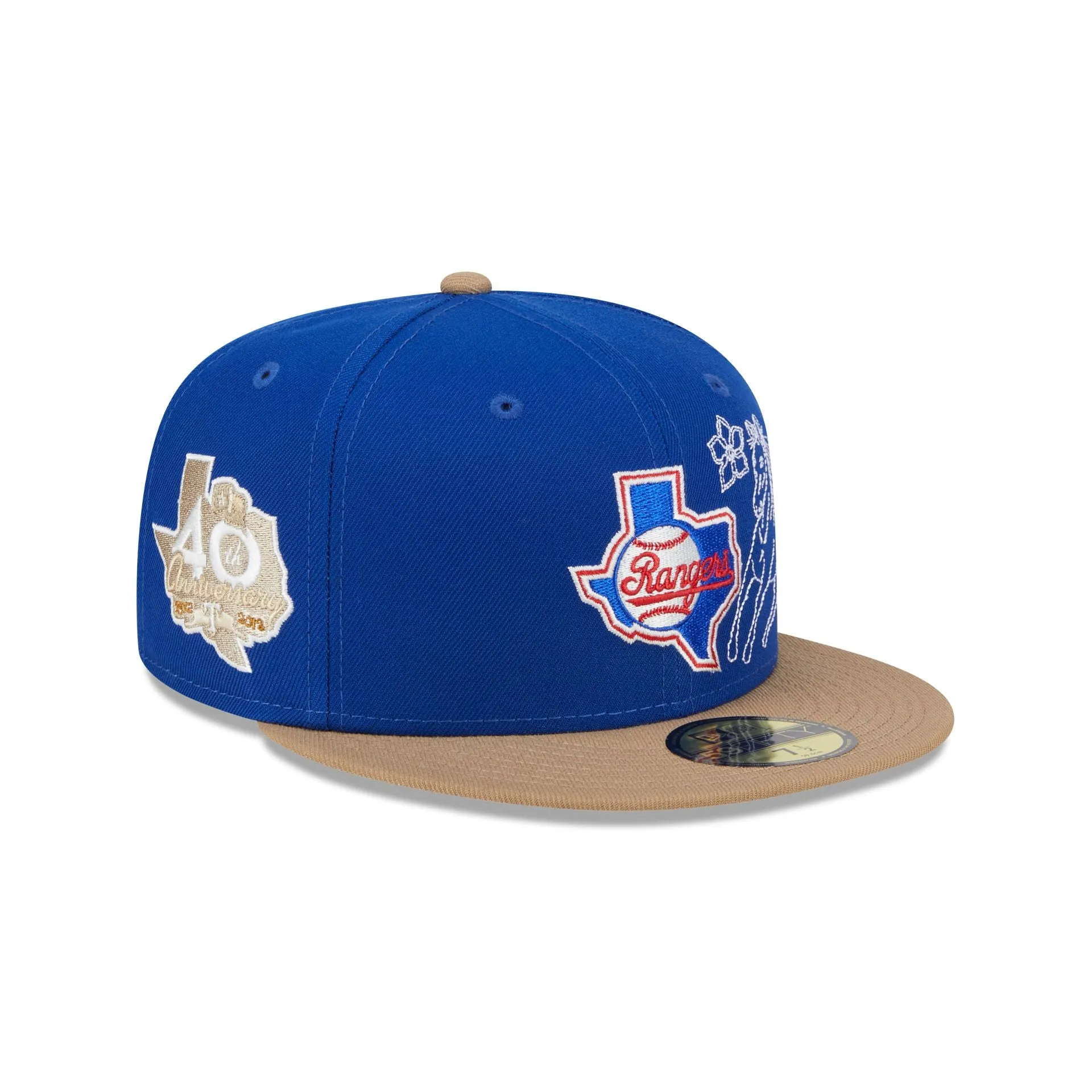 Texas Rangers Western Khaki 59FIFTY Fitted Hat sold by New Era