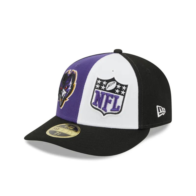 Baltimore Ravens 2023 Sideline Low Profile 59FIFTY Fitted Hat sold by New Era