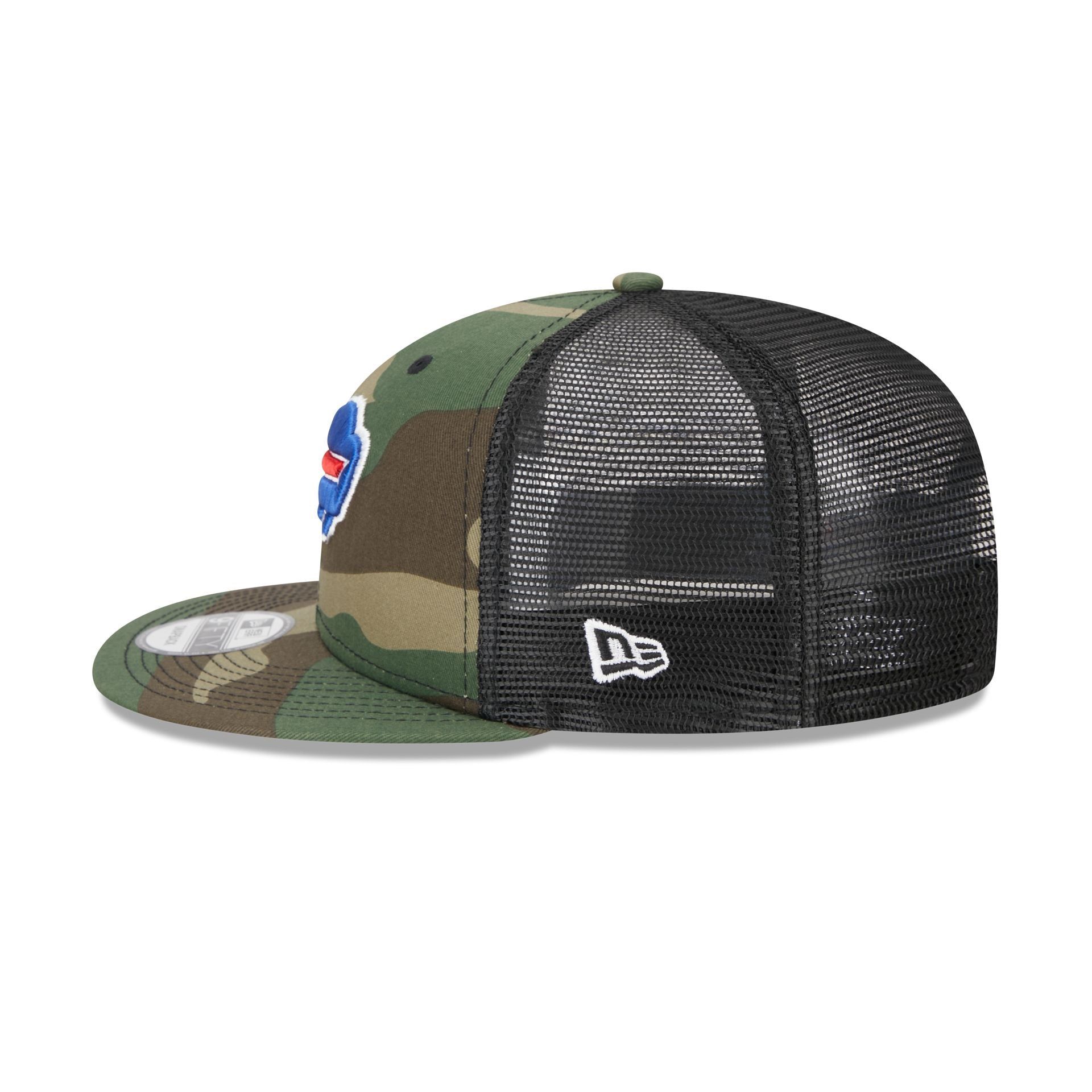Buffalo Bills Camo 9FIFTY Trucker Snapback Hat sold by New Era product image thumbnail 4
