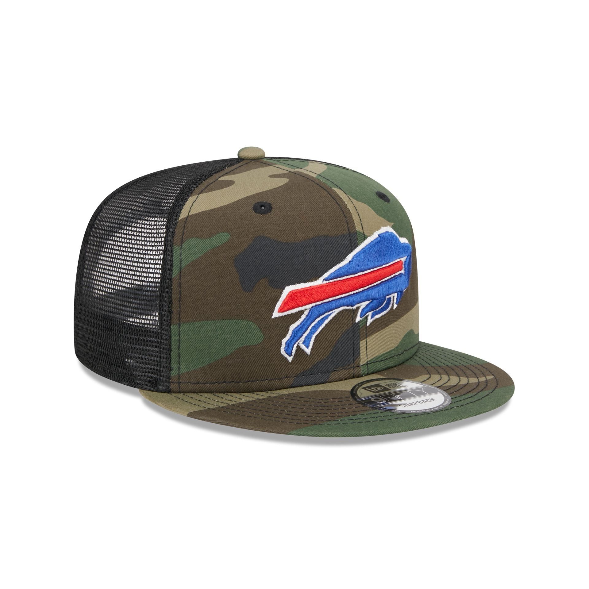 Buffalo Bills Camo 9FIFTY Trucker Snapback Hat sold by New Era product image thumbnail 3