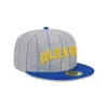 Golden State Warriors Heather Pinstripe 59FIFTY Fitted Hat sold by New Era