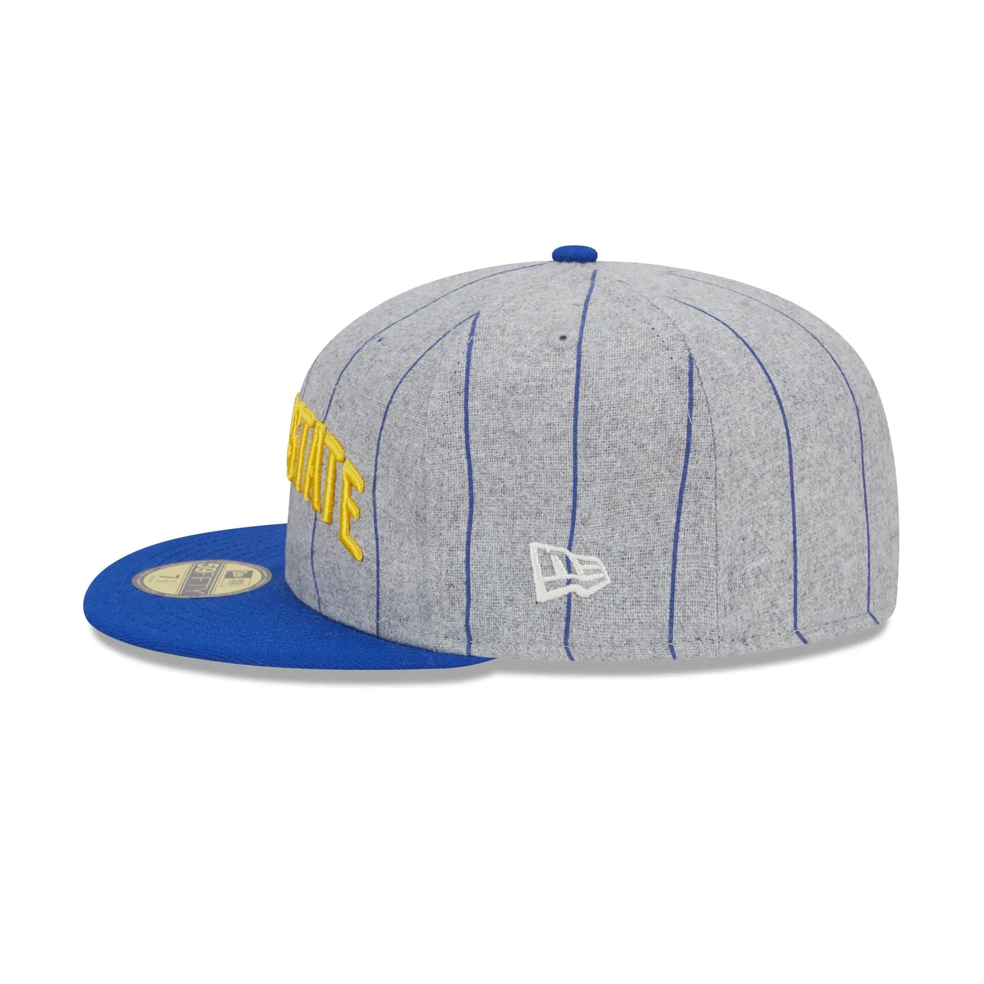 Golden State Warriors Heather Pinstripe 59FIFTY Fitted Hat sold by New Era product image thumbnail 4