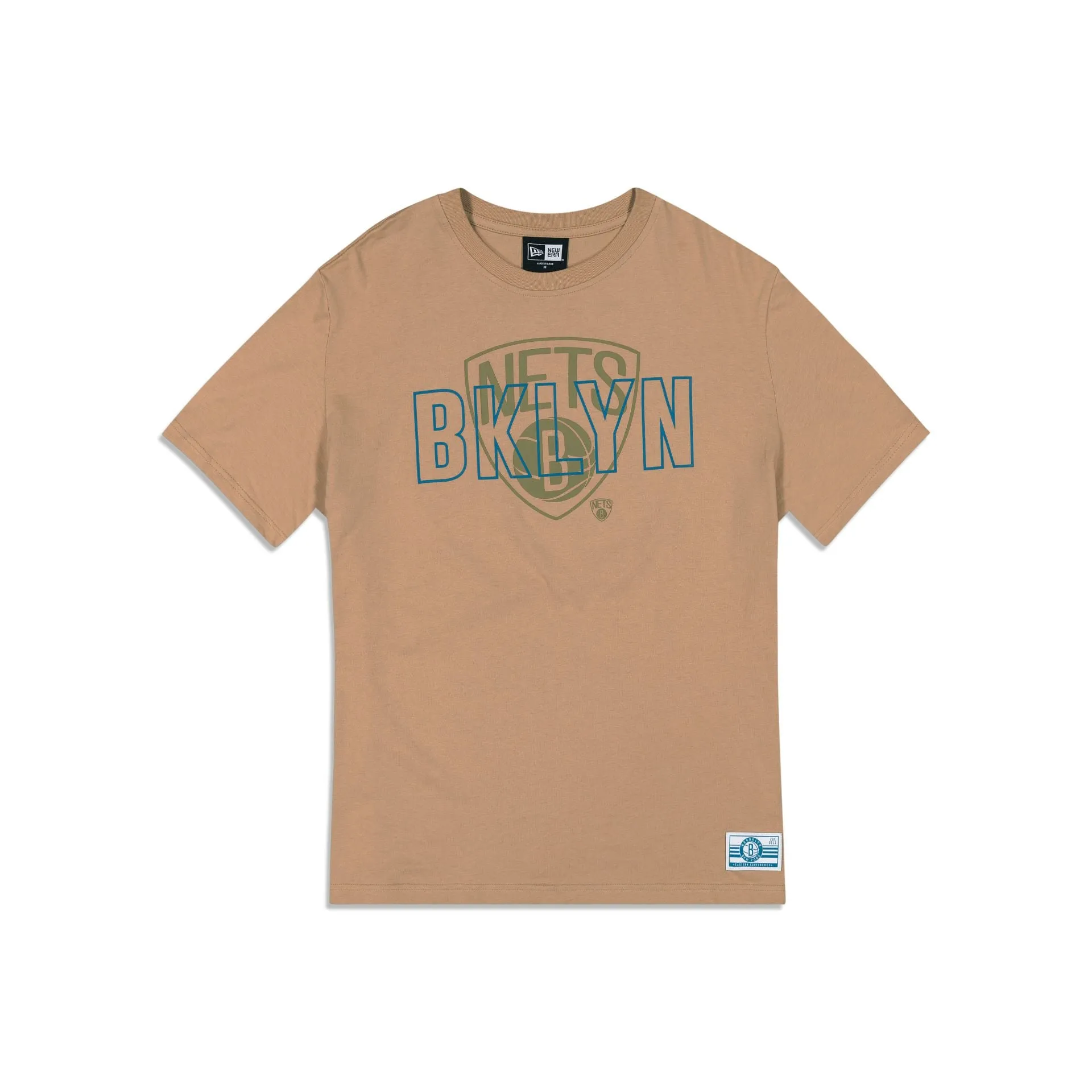 Brooklyn Nets 2023 City Edition Tan T-Shirt sold by New Era