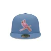 St. Louis Cardinals Color Pack Faded Blue 59FIFTY Fitted Hat sold by New Era