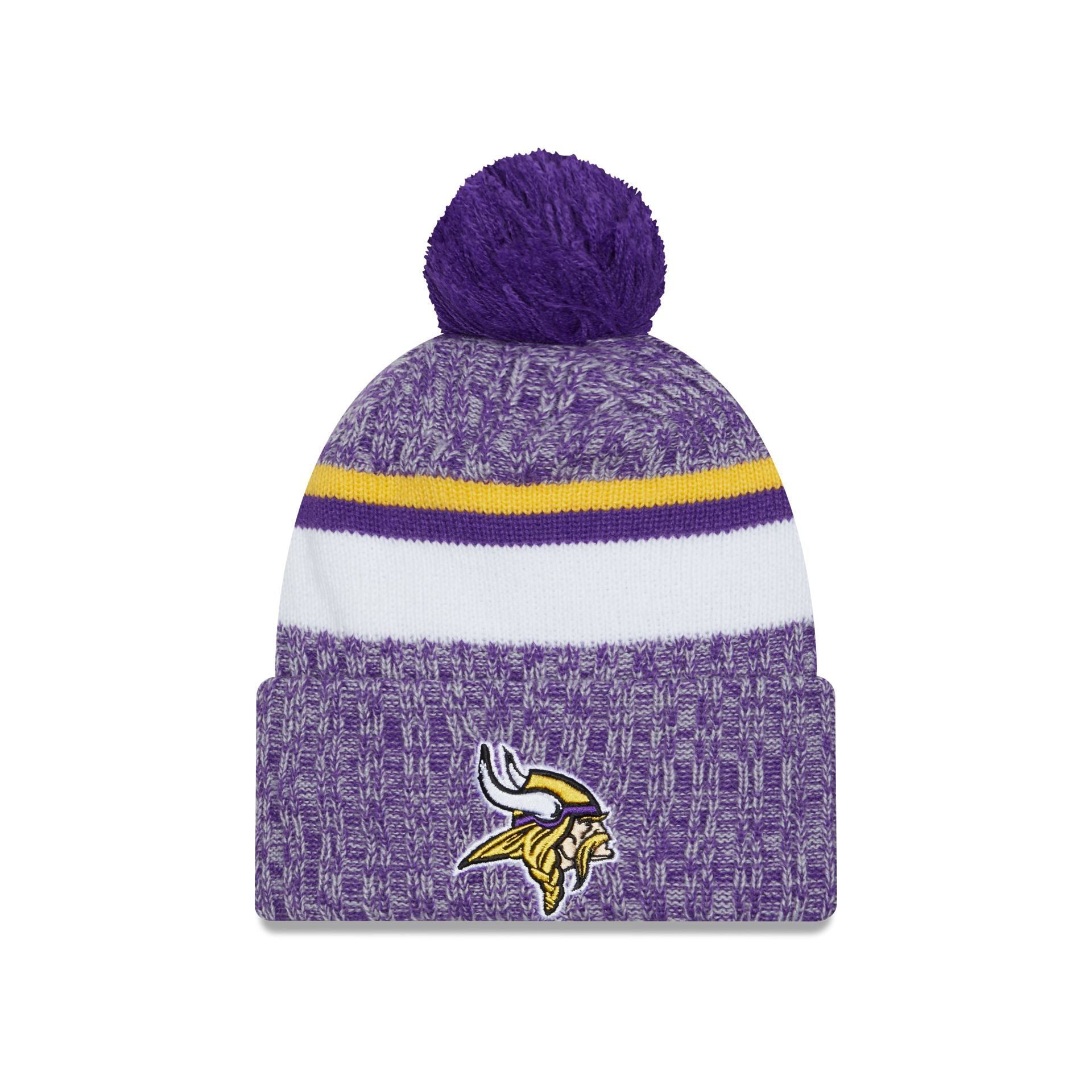 Minnesota Vikings 2023 Cold Weather Pom Knit Hat sold by New Era