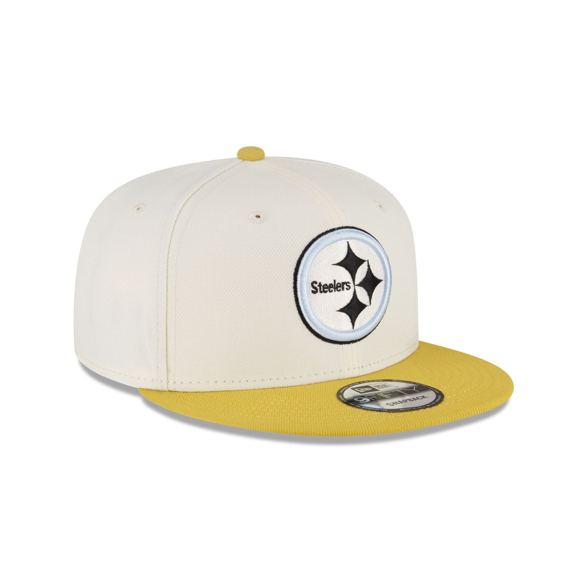 Pittsburgh Steelers Chartreuse Chrome 9FIFTY Snapback Hat sold by New Era product image thumbnail 3