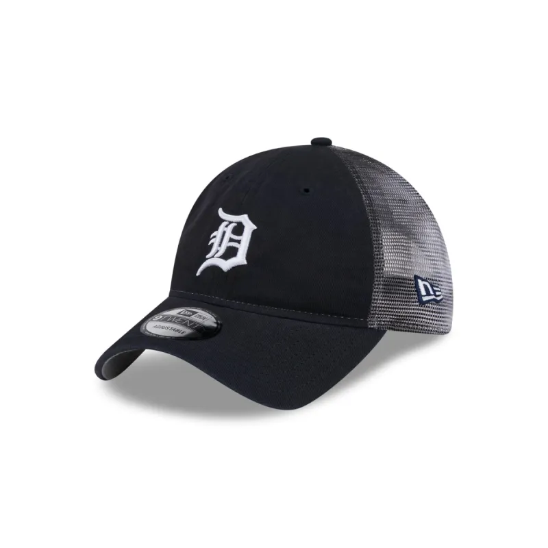 Detroit Tigers Slick 9TWENTY Trucker Hat sold by New Era