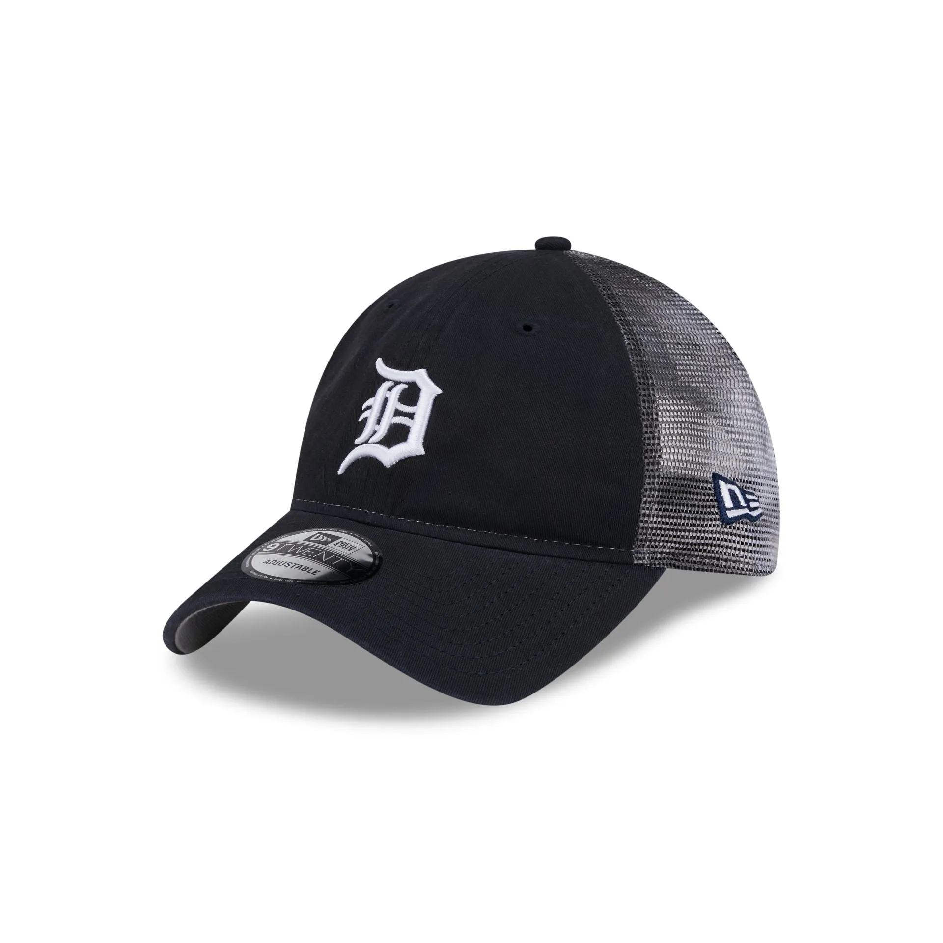 Detroit Tigers Slick 9TWENTY Trucker Hat sold by New Era