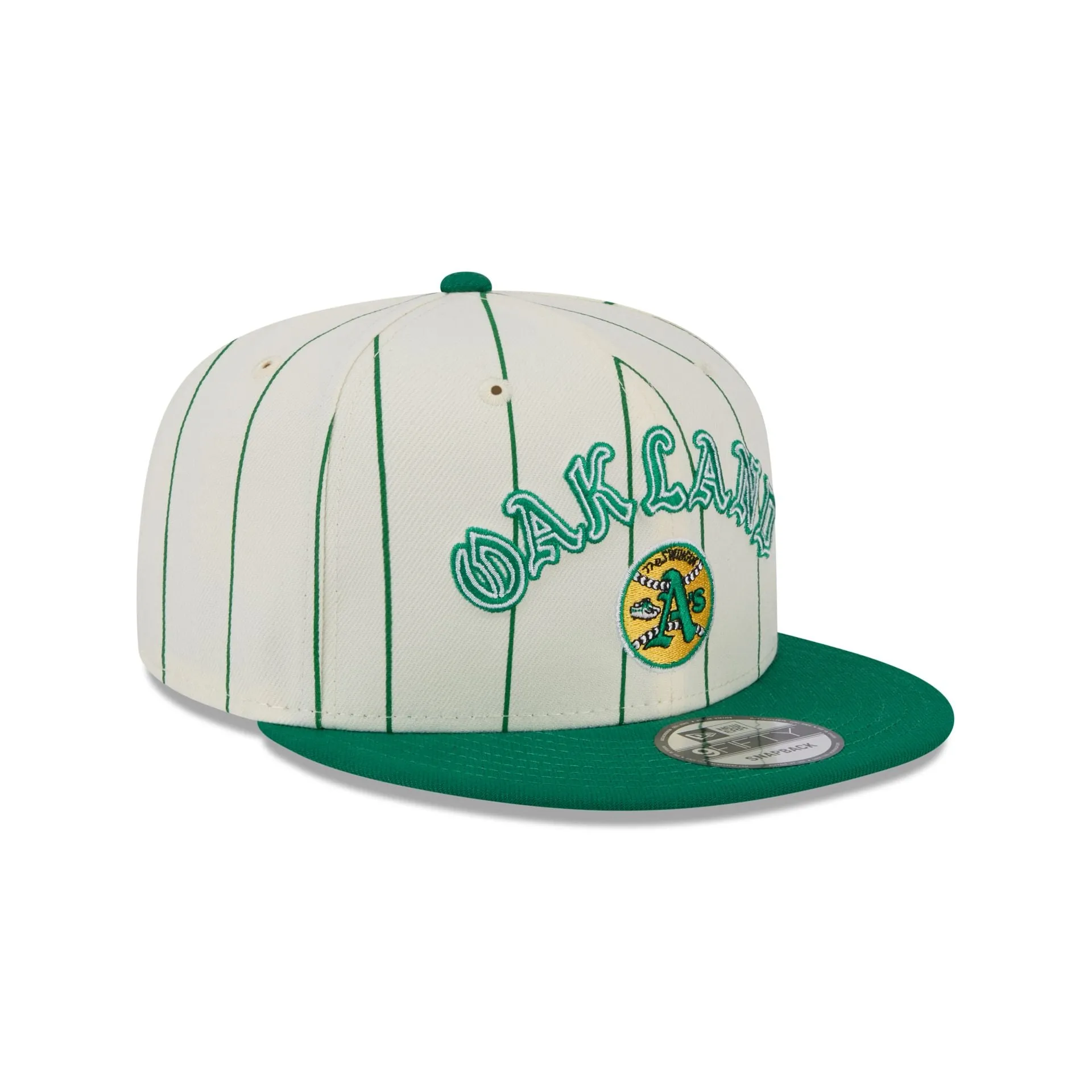 Oakland Athletics Jersey Pinstripe 9FIFTY Snapback Hat sold by New Era product image thumbnail 3