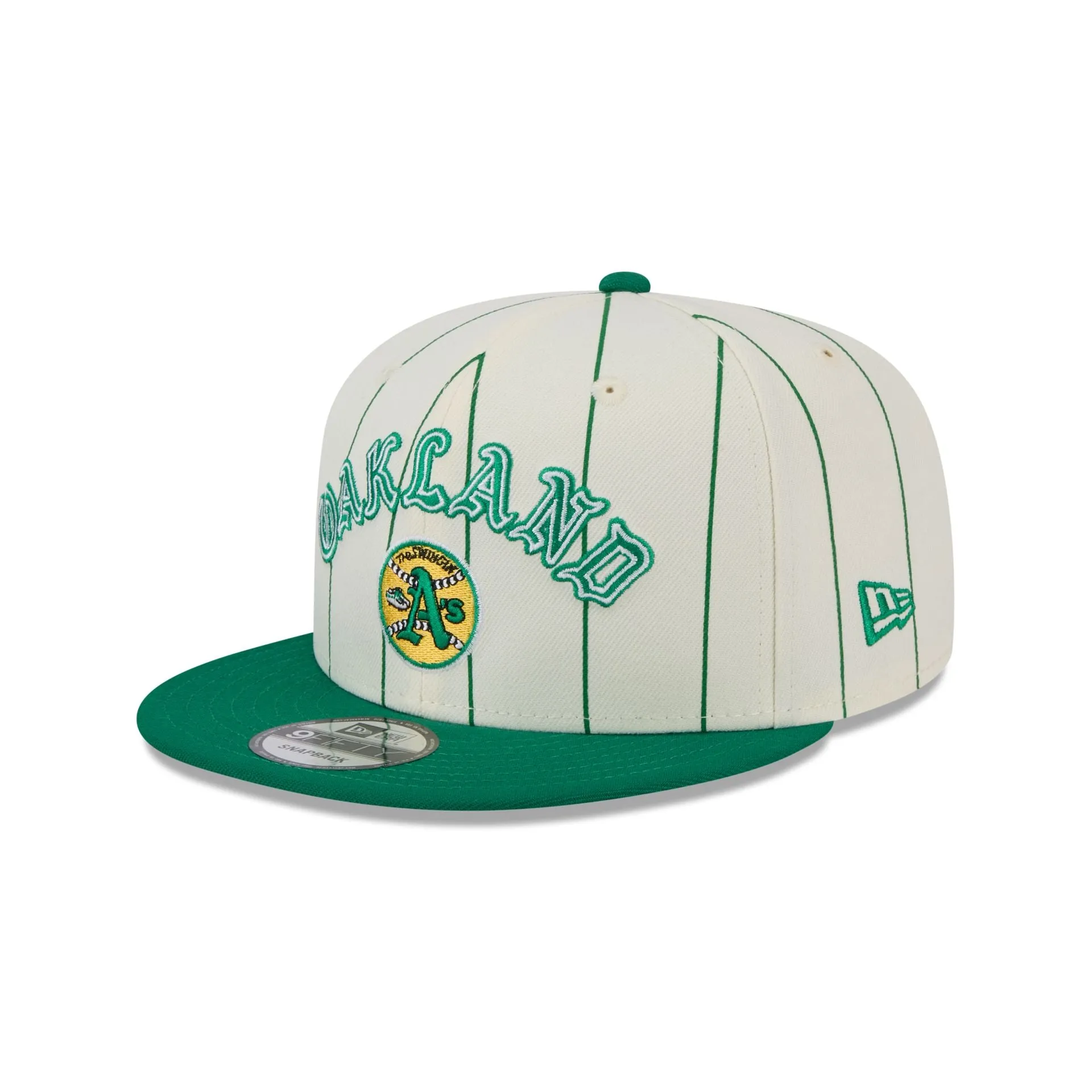 Oakland Athletics Jersey Pinstripe 9FIFTY Snapback Hat sold by New Era