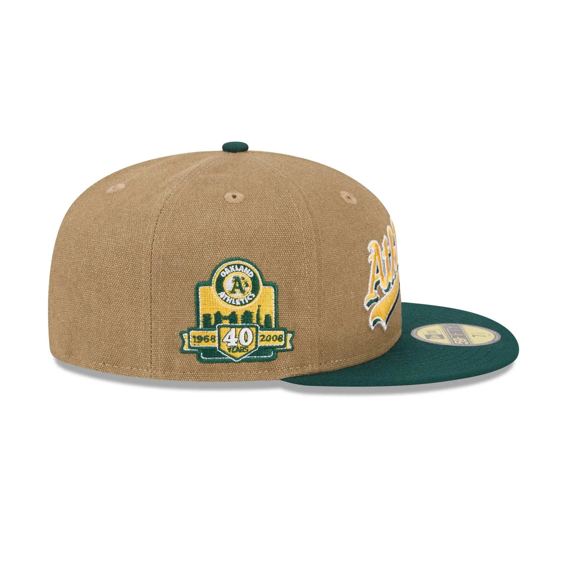 Oakland Athletics Canvas Crown 59FIFTY Fitted Hat sold by New Era product image thumbnail 4