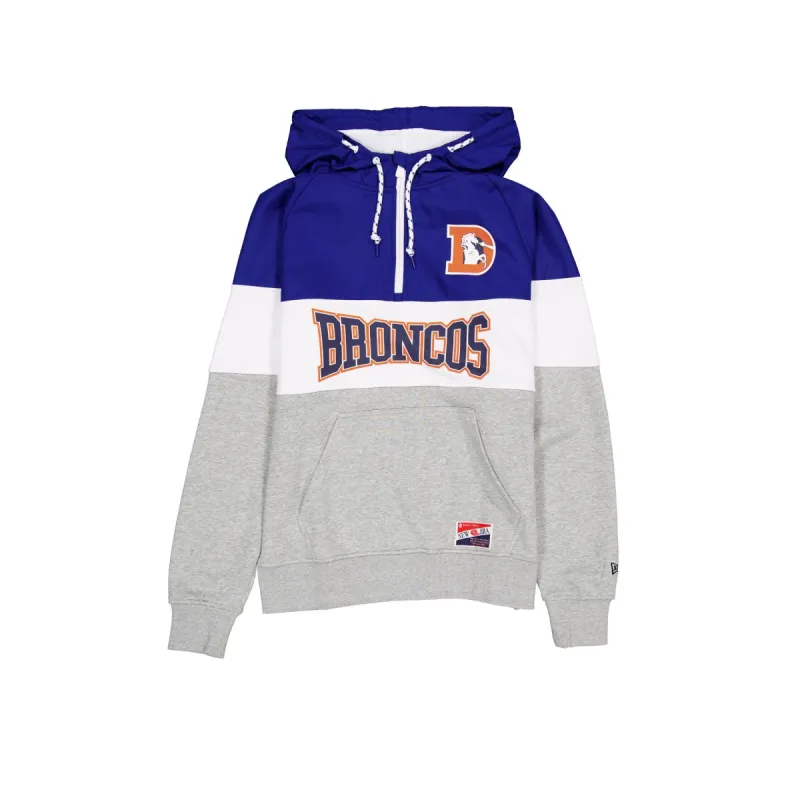 Denver Broncos Throwback Color Block Hoodie sold by New Era