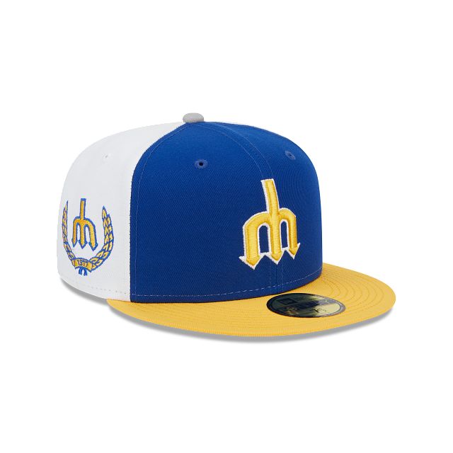 Seattle Mariners Throwback 59FIFTY Fitted Hat sold by New Era