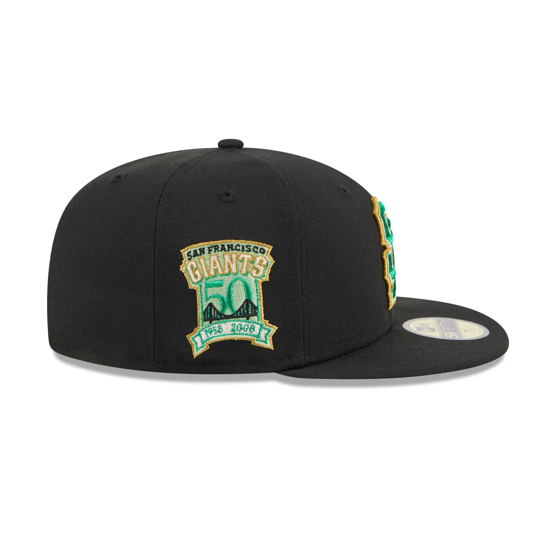 San Francisco Giants Metallic Green Pop 59FIFTY Fitted Hat sold by New Era product image thumbnail 4