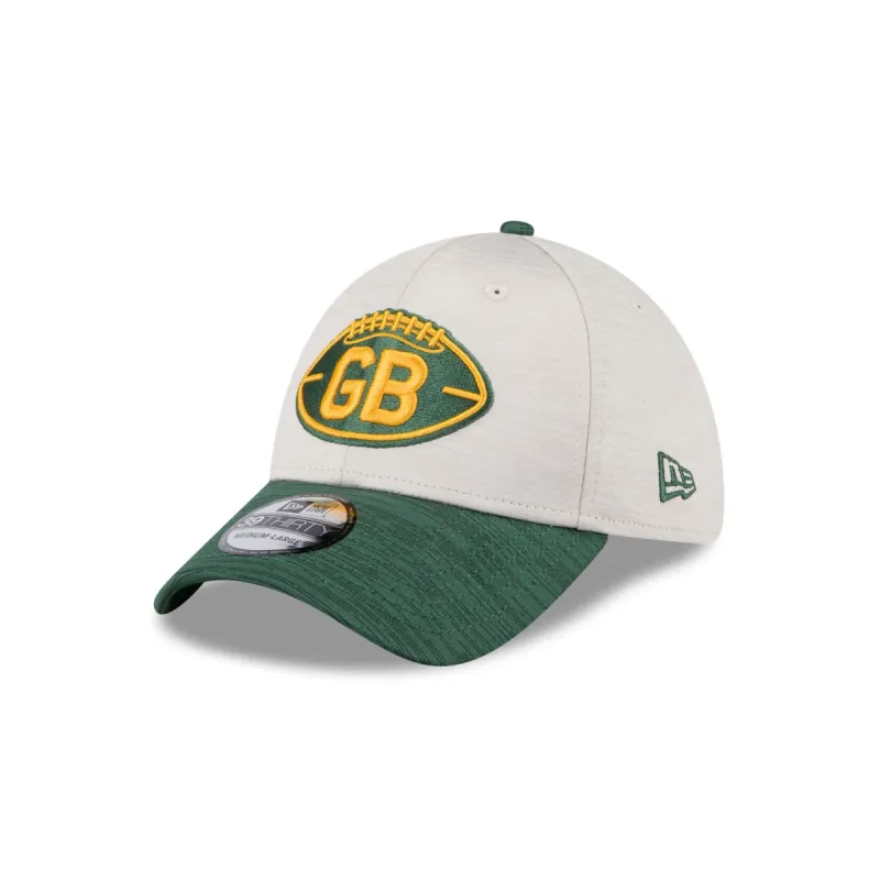 Green Bay Packers 2024 Historic Sideline 39THIRTY Stretch Fit Hat sold by New Era