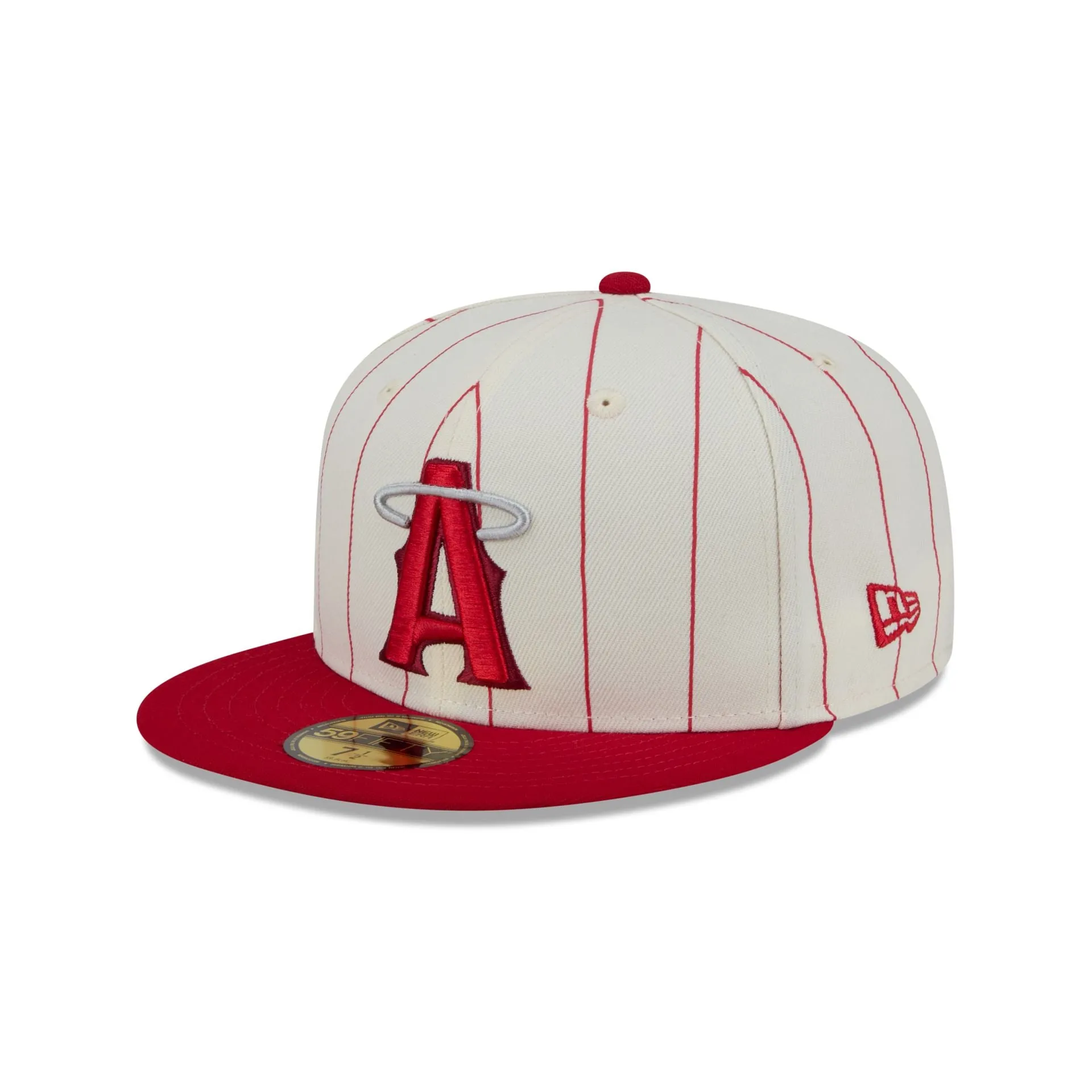 Los Angeles Angels Throwback Pinstripe 59FIFTY Fitted Hat sold by New Era product image thumbnail 3