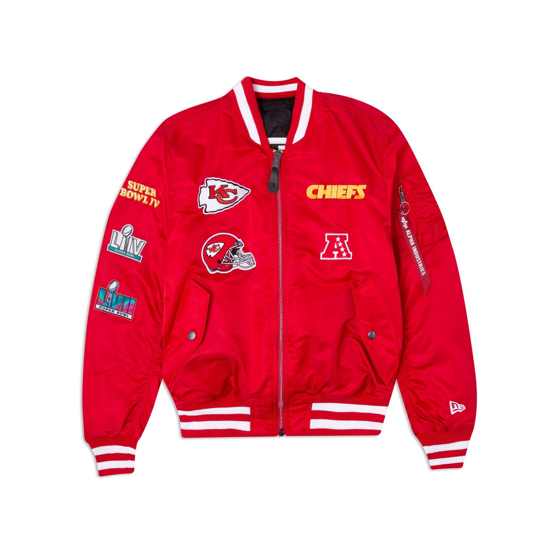 Alpha Industries X Kansas City Chiefs MA-1 Bomber Jacket sold by New Era