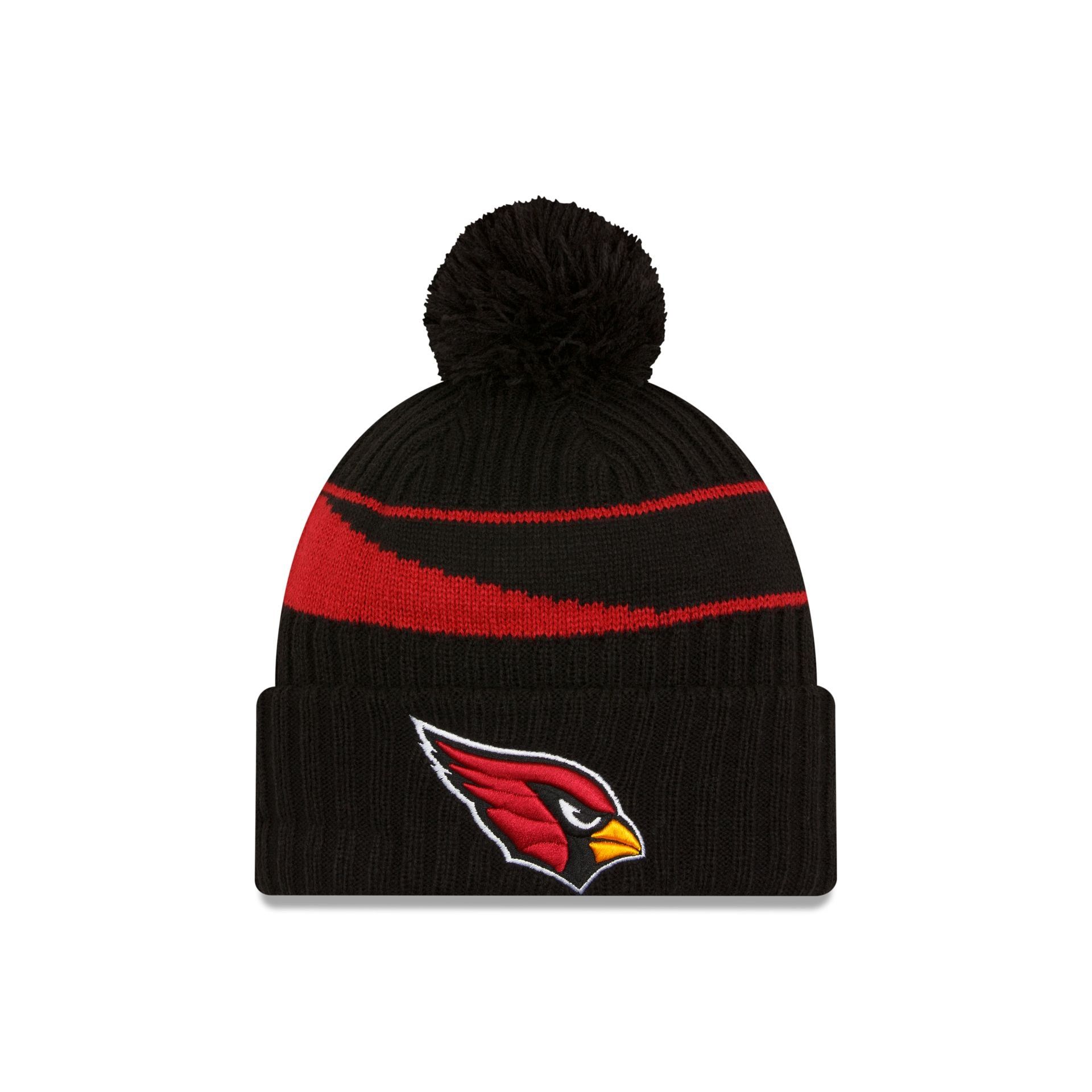 Arizona Cardinals 2023 Cold Weather Black Pom Knit sold by New Era