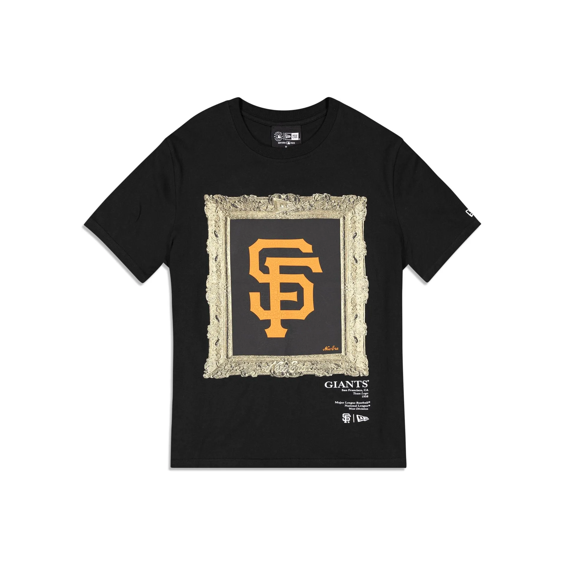 San Francisco Giants Curated Customs Black T-Shirt sold by New Era