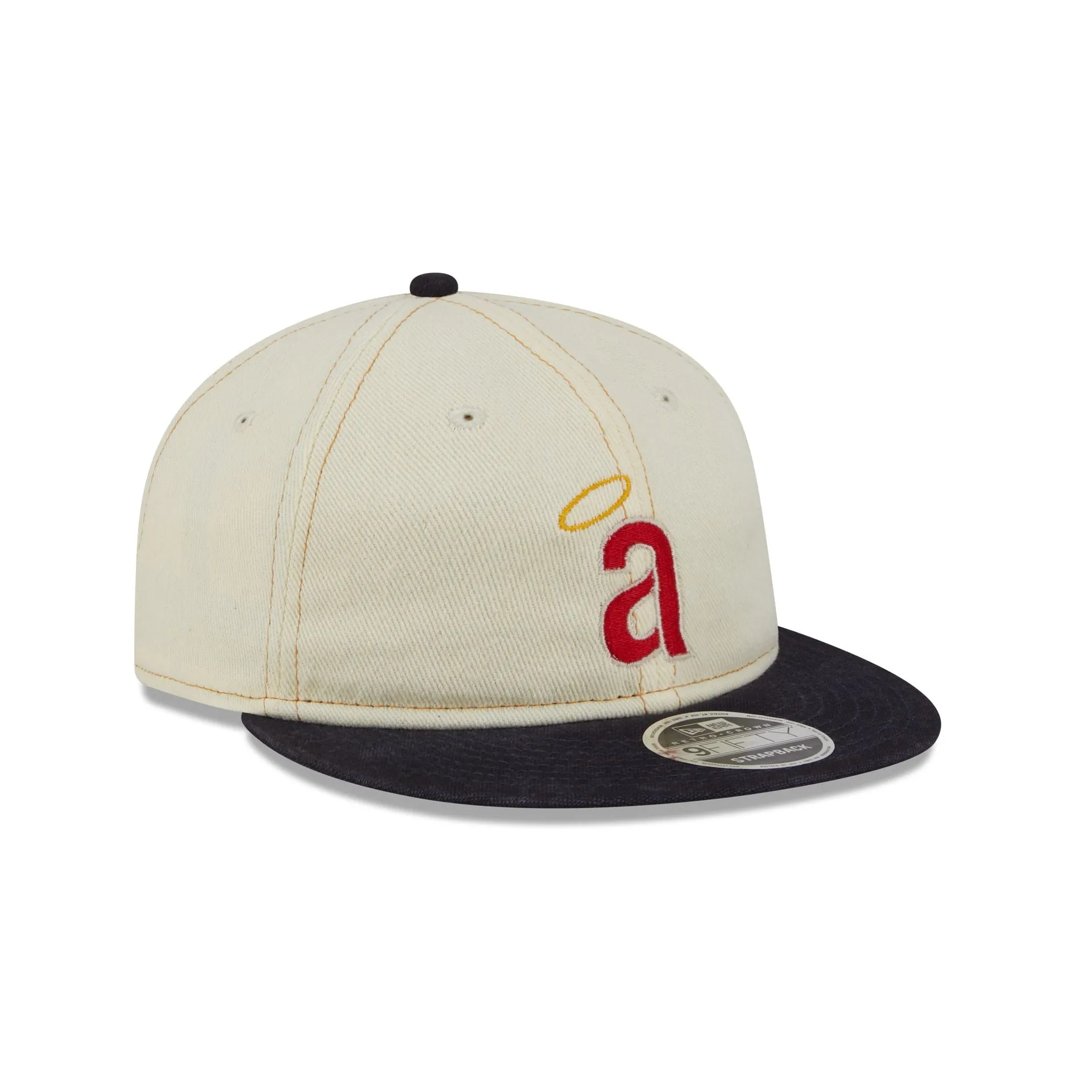 Los Angeles Angels Chrome Denim Retro Crown 9FIFTY Adjustable Hat sold by New Era product image thumbnail 3