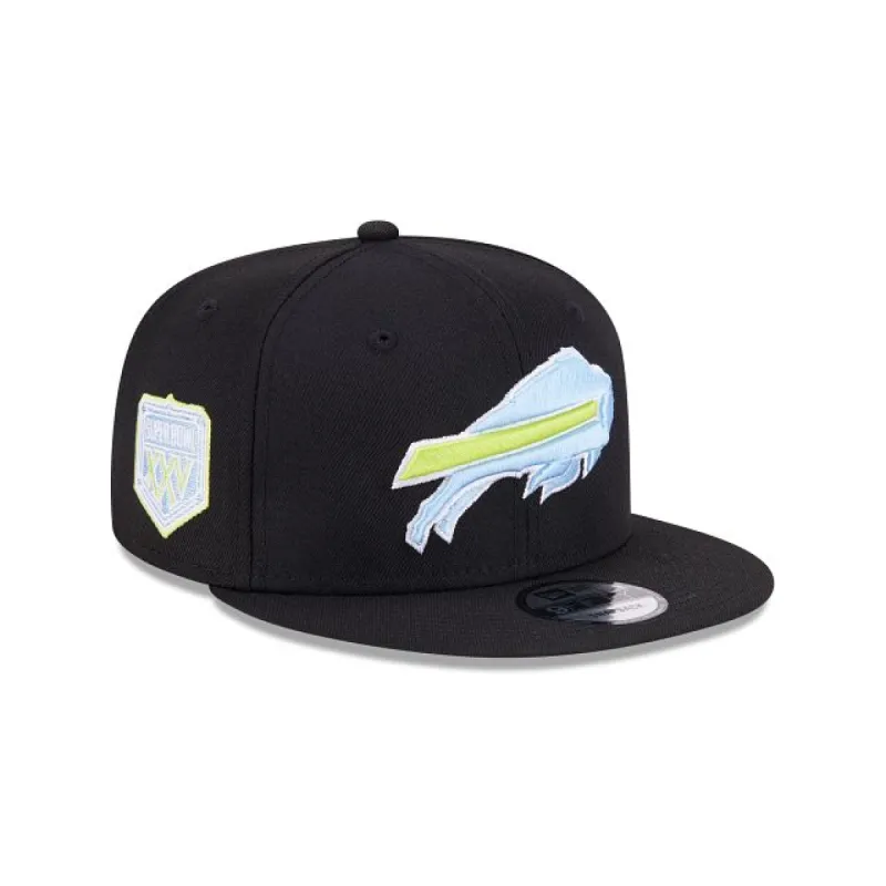 Buffalo Bills Color Pack Black 9FIFTY Snapback Hat sold by New Era