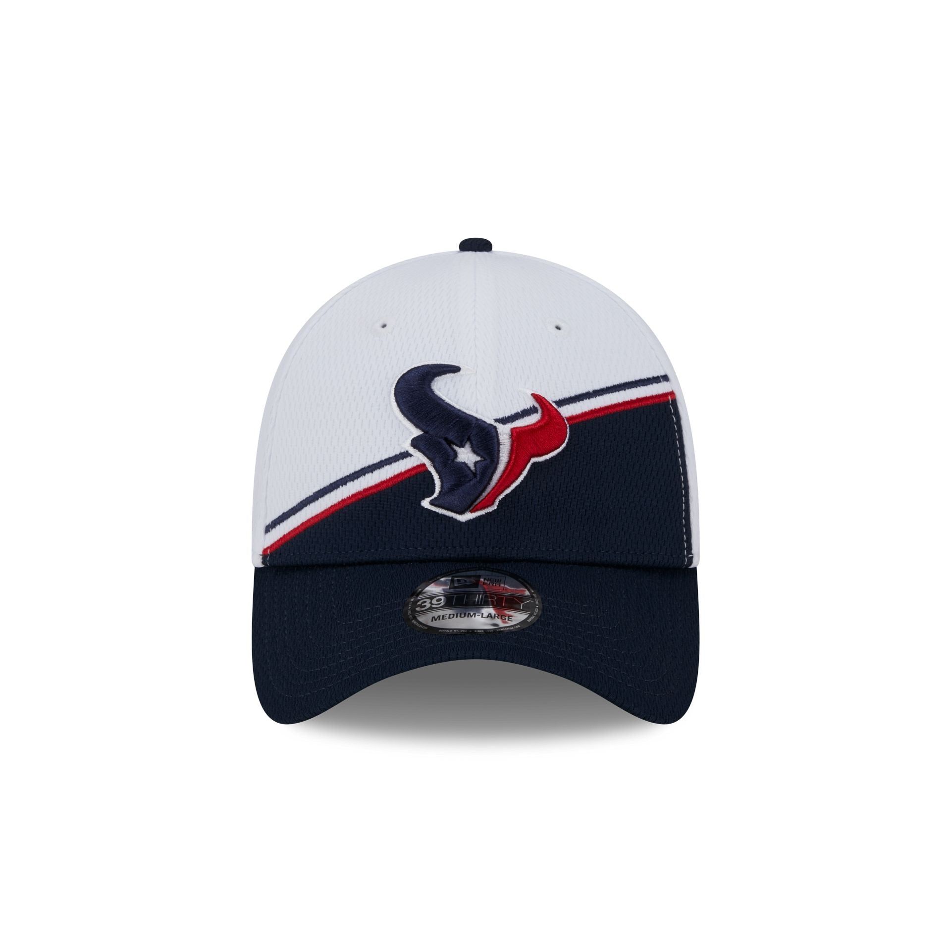 Houston Texans 2023 Sideline White 39THIRTY Stretch Fit Hat sold by New Era product image thumbnail 2