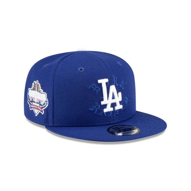 Born X Raised Los Angeles Dodgers Blue 9FIFTY Snapback Hat sold by New Era