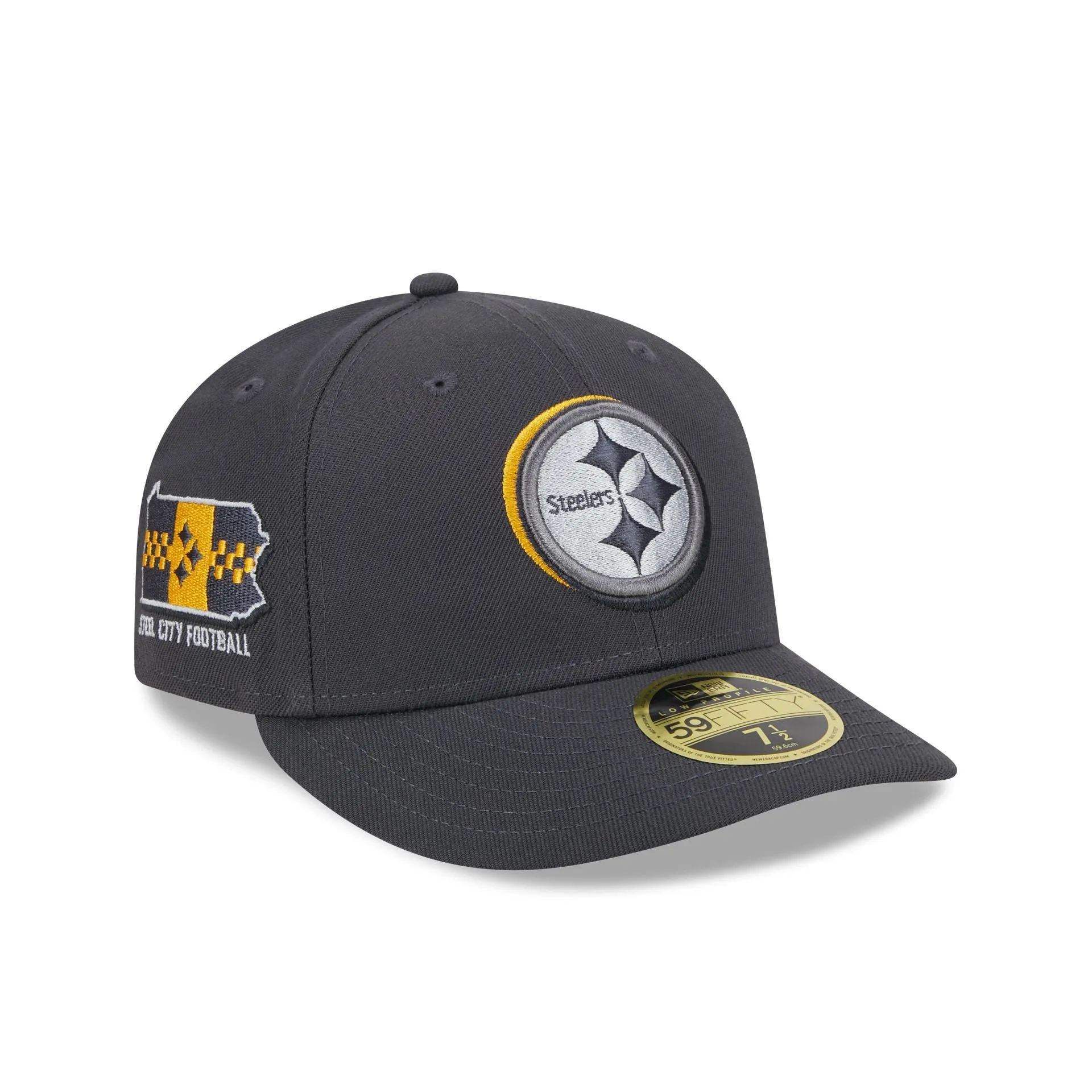 Pittsburgh Steelers 2024 Draft Low Profile 59FIFTY Fitted Hat sold by New Era