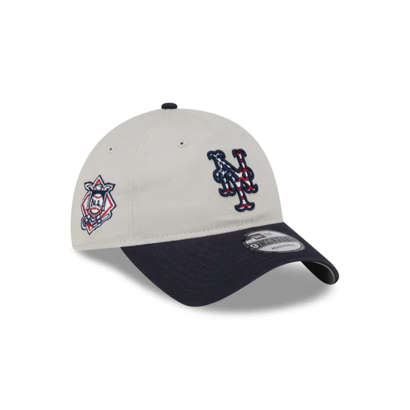 New York Mets Independence Day 2024 9TWENTY Adjustable Hat sold by New Era