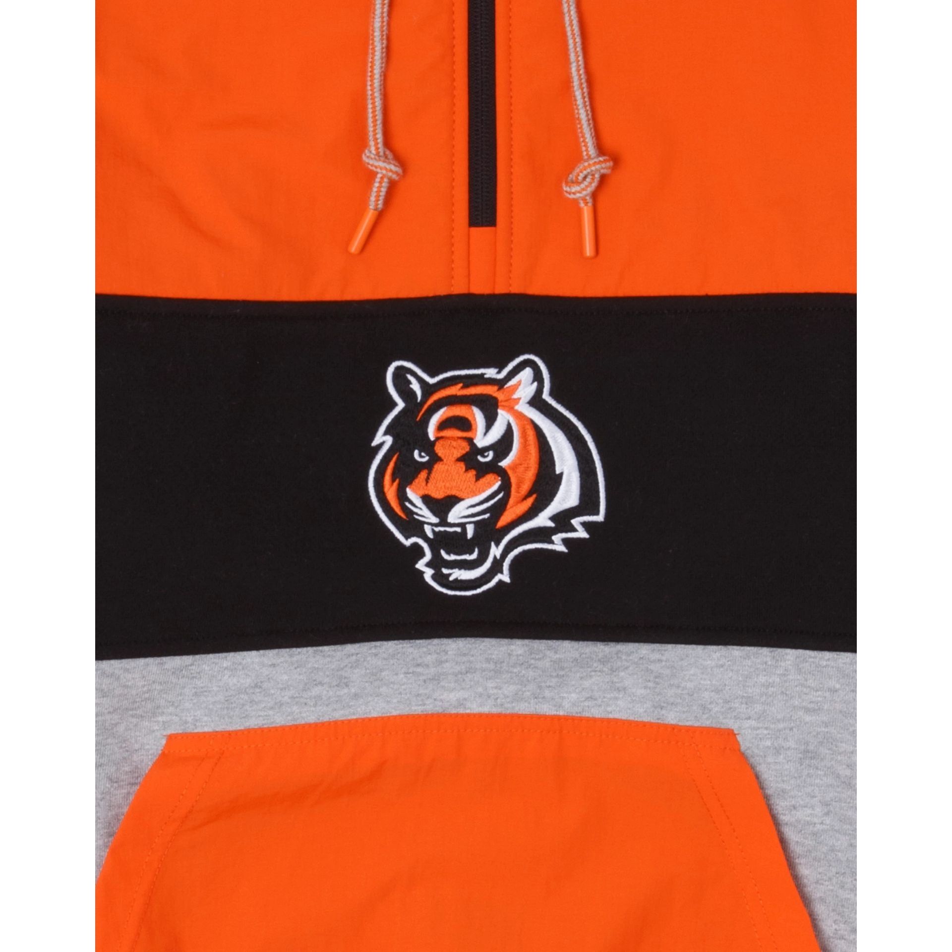 Cincinnati Bengals Throwback Quarter Zip Hoodie sold by New Era product image thumbnail 4