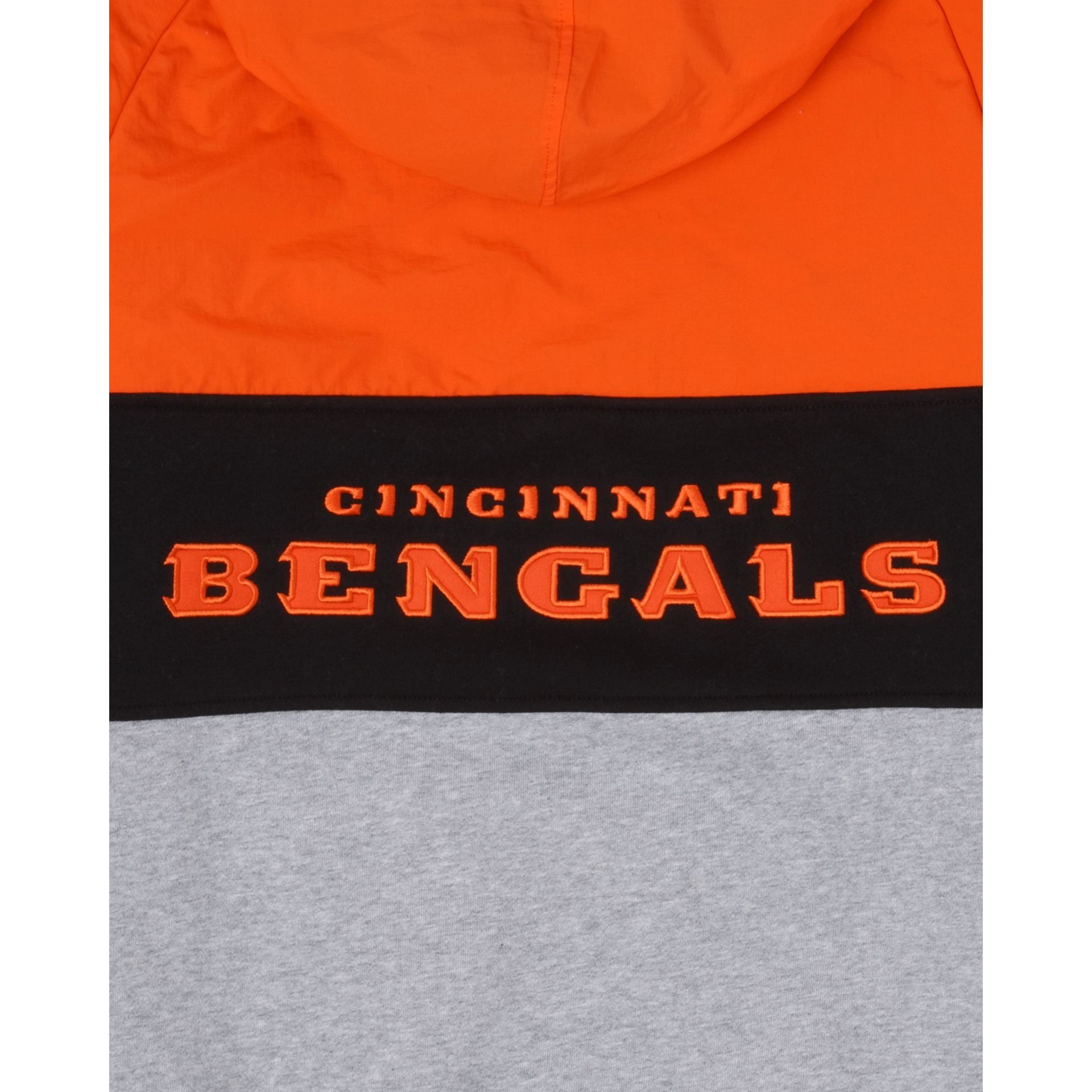 Cincinnati Bengals Throwback Quarter Zip Hoodie sold by New Era product image thumbnail 5