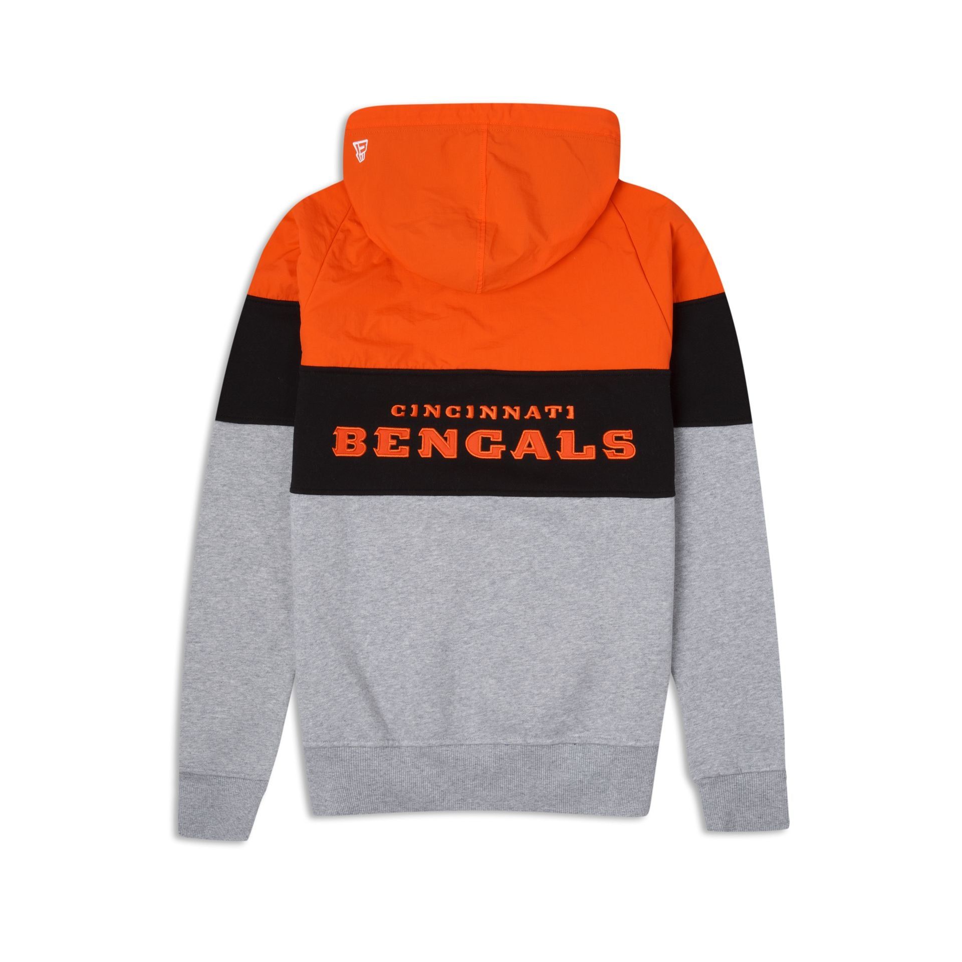 Cincinnati Bengals Throwback Quarter Zip Hoodie sold by New Era product image thumbnail 3