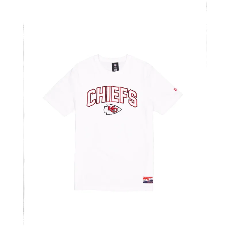 Kansas City Chiefs Throwback White T-Shirt sold by New Era