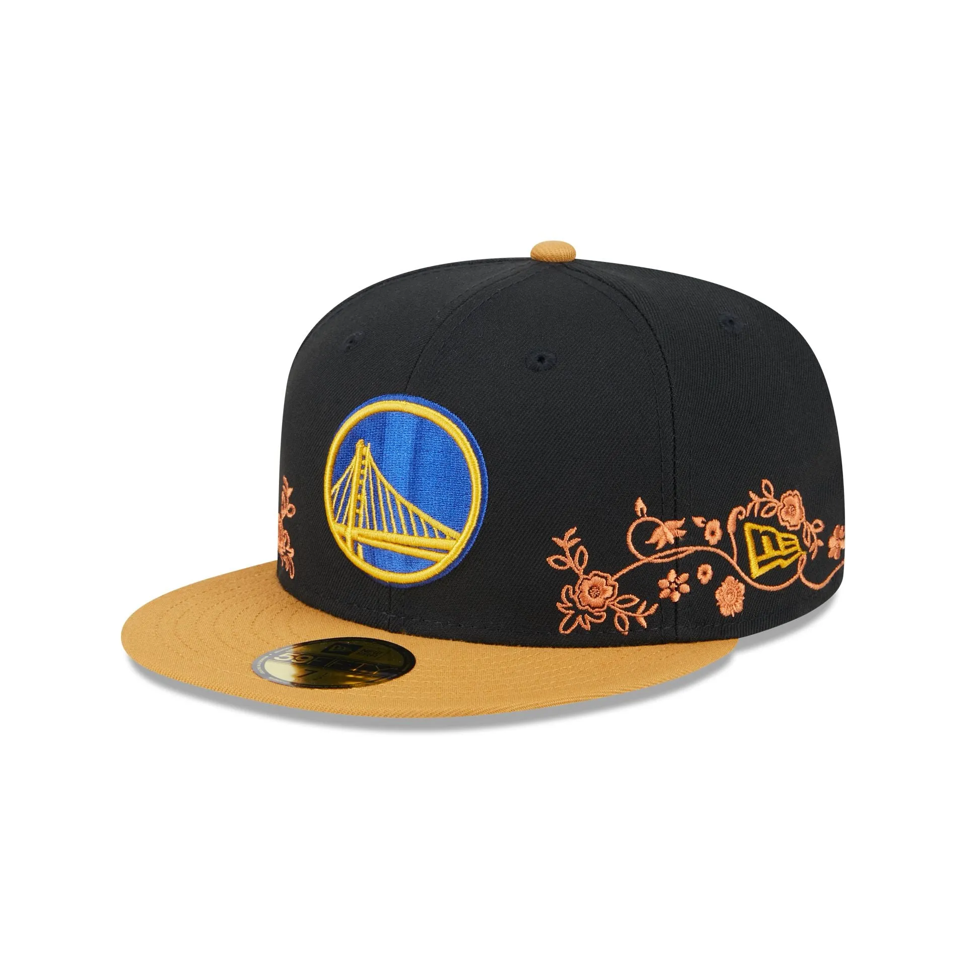 Golden State Warriors Floral Vine 59FIFTY Fitted Hat sold by New Era