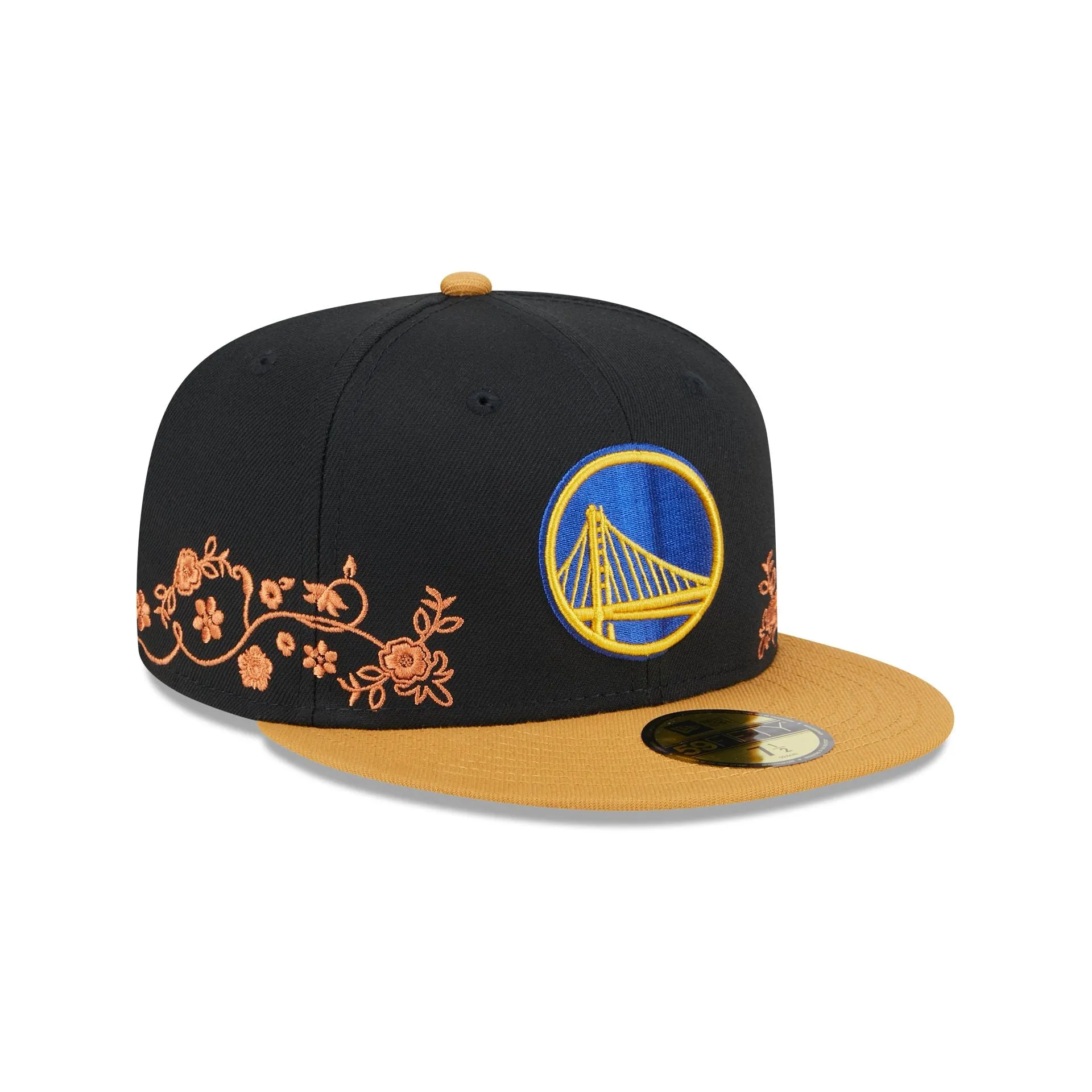 Golden State Warriors Floral Vine 59FIFTY Fitted Hat sold by New Era product image thumbnail 3